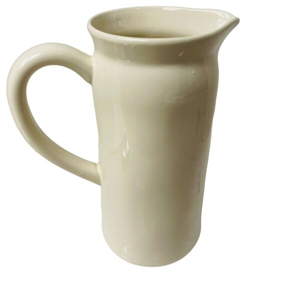 Rae Dunn Artisan Collection Pour Cream Pitcher By Magenta 9" x 7" - Picture 2 of 5